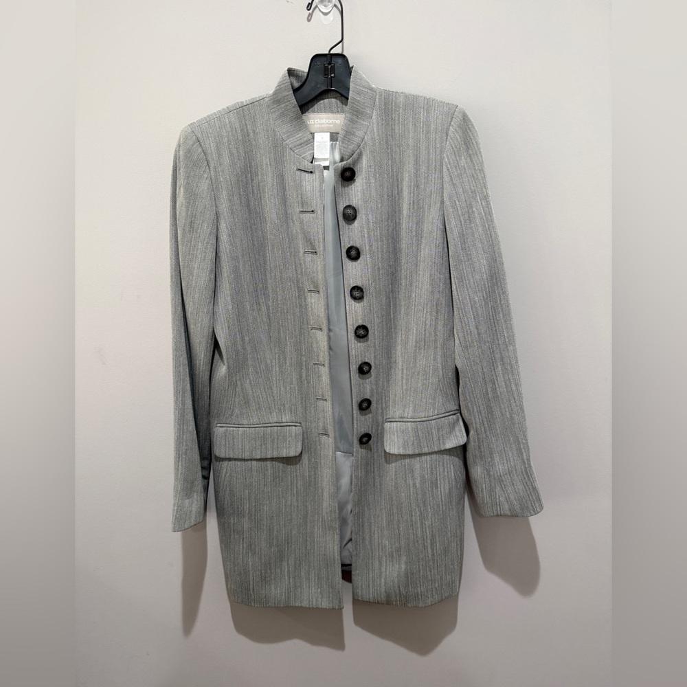 Liz Claiborne Collection Gray Women's Jacket
